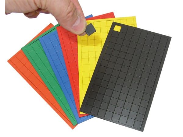 Coloured Magnetic Squares