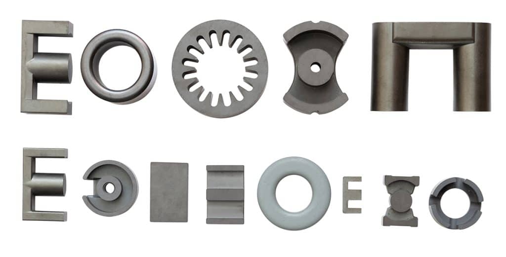 Soft ferrite cores